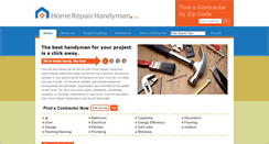 Desktop Screenshot of homerepairhandyman.com